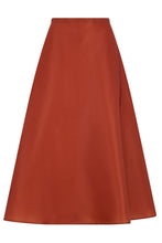 Load image into Gallery viewer, Long wide silk skirt