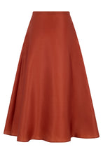 Load image into Gallery viewer, Long wide silk skirt