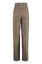 Load image into Gallery viewer, Peace motif jacquard trousers