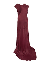 Load image into Gallery viewer, Maxi dress with asymmetric neckline