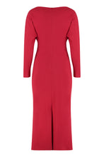 Load image into Gallery viewer, Midi dress in stretch cady