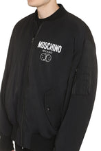 Load image into Gallery viewer, Moschino Smiley padded bomber jacket