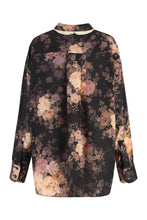 Load image into Gallery viewer, Illustration Printed silk shirt