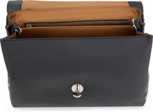 Load image into Gallery viewer, Postina bag small in smooth leather in black color