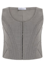 Load image into Gallery viewer, Short bustier with hooks