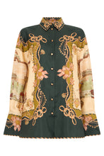 Load image into Gallery viewer, Silk shirt with print