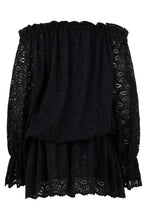 Load image into Gallery viewer, Lace blouse with draping