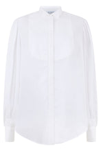 Load image into Gallery viewer, White long-sleeve blouse, elegant and versatile