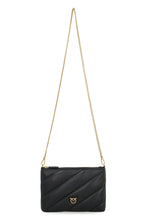 Load image into Gallery viewer, Love Simply quilted leather shoulder bag