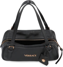 Load image into Gallery viewer, Versace Tag leather shoulder bag