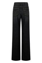 Load image into Gallery viewer, Regular High-Waisted Jeans with Studs