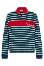 Load image into Gallery viewer, Long Sleeve Polo with Stripes