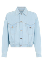Load image into Gallery viewer, Cropped denim jacket