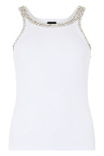 Load image into Gallery viewer, Cotton top with crystals