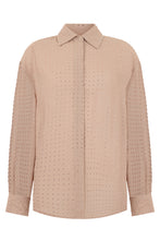 Load image into Gallery viewer, Georgette blouse with rhinestones