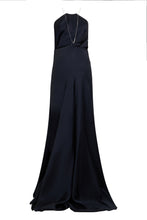 Load image into Gallery viewer, Long satin dress