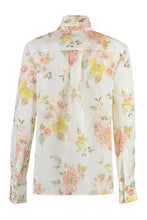 Load image into Gallery viewer, Printed satin blouse