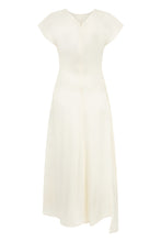 Load image into Gallery viewer, Asymmetric midi dress with knot