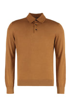 Load image into Gallery viewer, Silk and cashmere knit polo