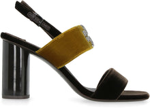 Load image into Gallery viewer, Eleanor heeled velvet sandal