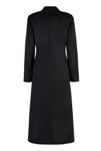 Load image into Gallery viewer, Single-breasted wool coat