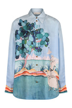 Load image into Gallery viewer, Printed silk shirt