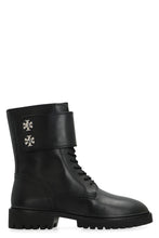 Load image into Gallery viewer, Turnlock ankle boots in leather