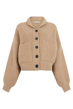 Load image into Gallery viewer, Crop cardigan with wide sleeves