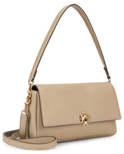 Load image into Gallery viewer, Elegant beige shoulder bag with buckle