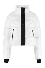 Load image into Gallery viewer, Claret quilted down jacket