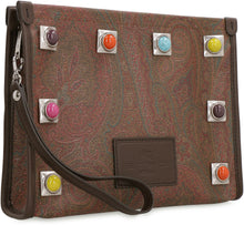 Load image into Gallery viewer, Jacquard fabric clutch