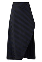 Load image into Gallery viewer, Asymmetrical striped skirt