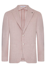 Load image into Gallery viewer, Single-breasted blazer in linen-cotton blend