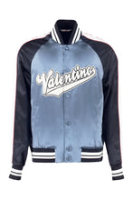Load image into Gallery viewer, Embroidered satin bomber