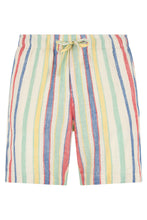 Load image into Gallery viewer, Linen Shorts with Stripes
