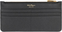 Load image into Gallery viewer, Gancini logo detail leather card holder