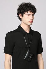 Load image into Gallery viewer, Leather wallet with strap