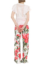 Load image into Gallery viewer, Madrana ruffled cotton blouse