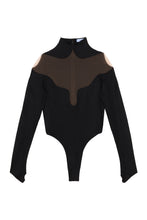 Load image into Gallery viewer, Wavy jersey bodysuit