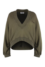 Load image into Gallery viewer, Oversize logo print sweatshirt