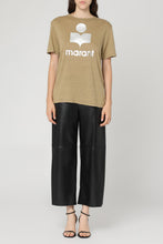 Load image into Gallery viewer, Zewel Logo print linen t-shirt
