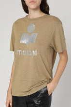 Load image into Gallery viewer, Zewel Logo print linen t-shirt