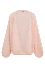 Load image into Gallery viewer, Cardigan in wool with puff sleeves