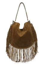 Load image into Gallery viewer, Oskan Suede shoulder bag