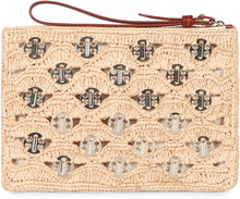 Load image into Gallery viewer, Raffia pouch
