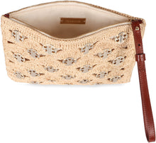 Load image into Gallery viewer, Raffia pouch
