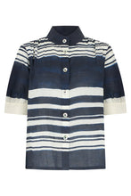 Load image into Gallery viewer, Striped blouse in ramie fabric