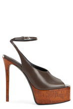Load image into Gallery viewer, Ornella platform sandals with high heel