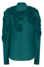 Load image into Gallery viewer, Shirt with floral embroidery