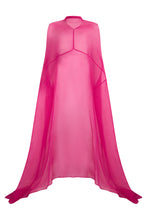 Load image into Gallery viewer, Maxi dress in transparent silk